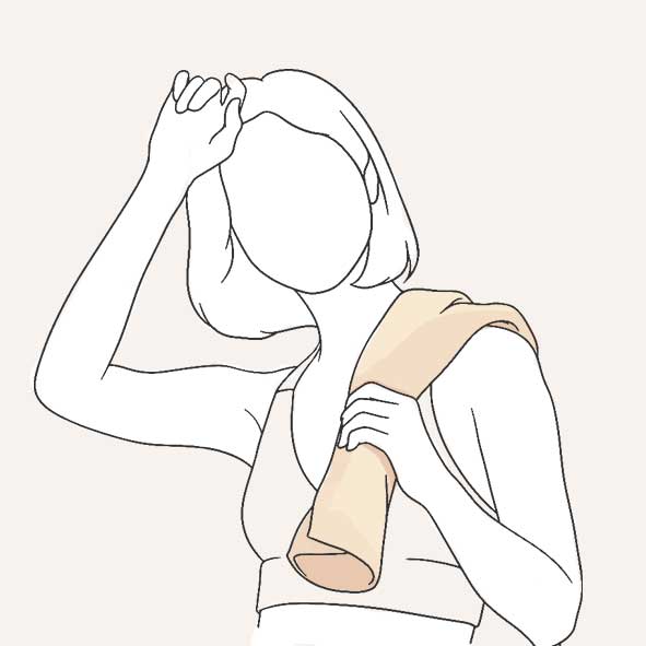 عکسی از حوله دستی