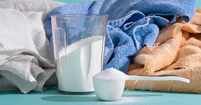 باقی ماندن مواد شوینده در بافت حوله